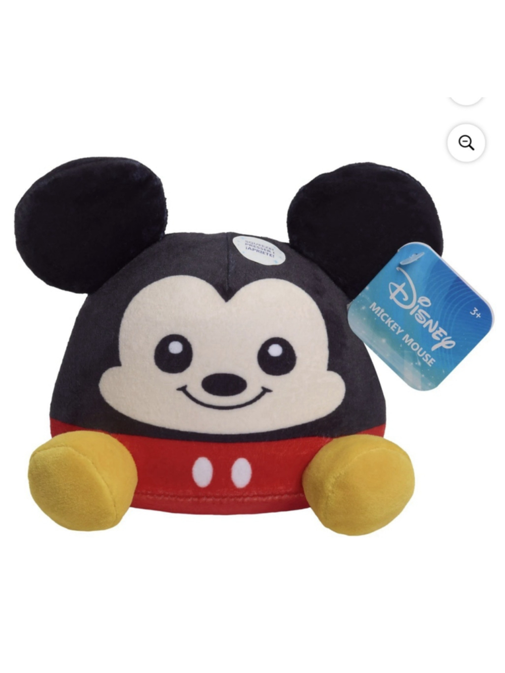 Disney Classics Mickey Mouse Small Weighted Plush 5Inches New with Tags